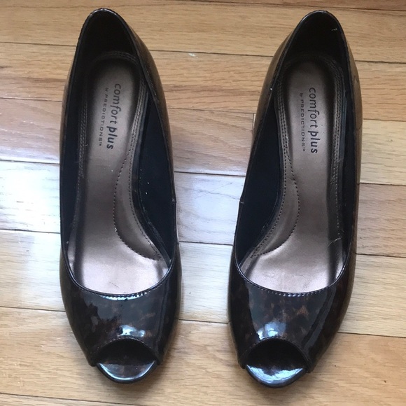 Comfort Plus Peep Toe heels - Picture 1 of 7